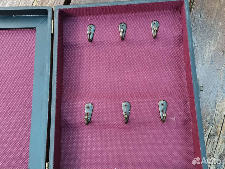 Ключница настенная из дерева декупаж Париж