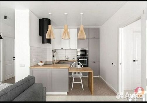 Кухня угловая под потолок