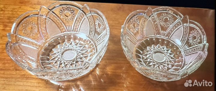 Ваза хрустальная для фруктов