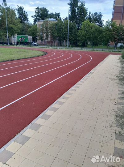Резиновое покрытие для детской площадки