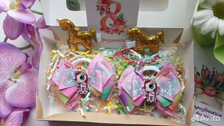 Бантики для волос ручной работы