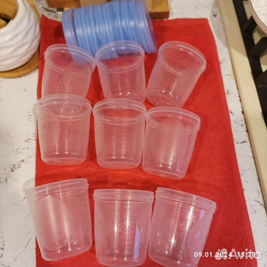 Набор контейнеров для грудного молока avent