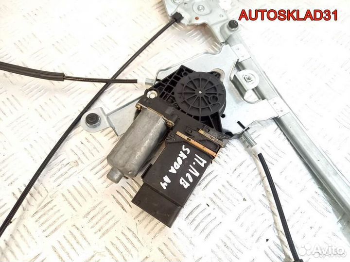 Мотор стеклоподъемника передний левый Octavia A4