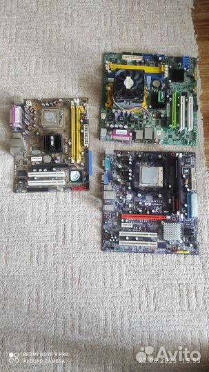 Материнская плата с процессором amd и сеleron