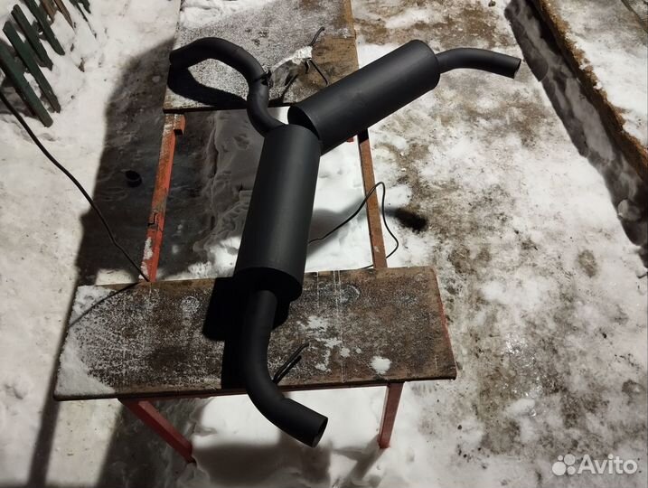 Глушитель раздвоенный niva нива