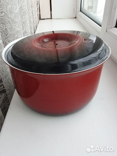 Кастрюля алюминиевая 3,5 л + маска для лица