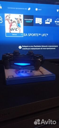Sony PlayStation 4 pro 1tb + диск UFC