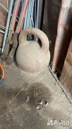 Гиря 16 и32 кг СССР