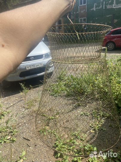 Садок рыболовный металлический