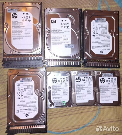 Серверные жёсткие диски for Gen8 Gen9 Gen10