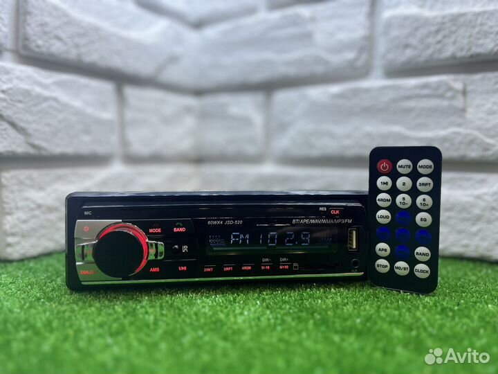 Магнитола 1DIN bluetooth