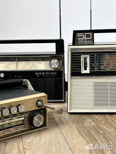 Радиоприемники СССР 50 лет Октября Мередиан Геолог
