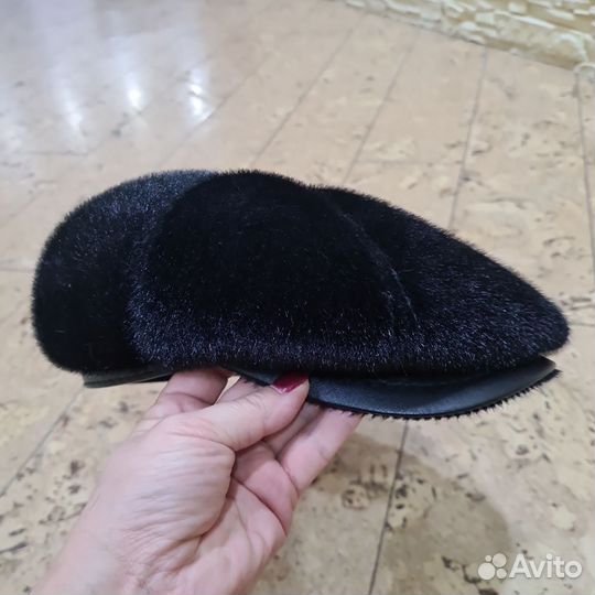 Меховая мужская кепка