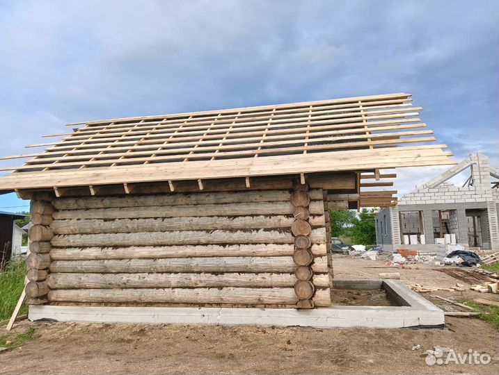 Срубы ручной рубки