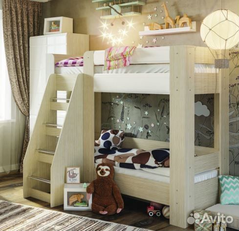 Кровать двухъярусная Симба