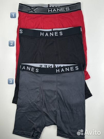 Мужские трусы боксеры Hanes M новые