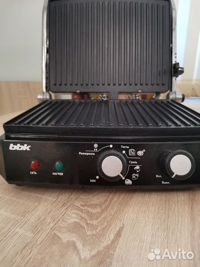 Электрогриль bbk со съёмными панелями