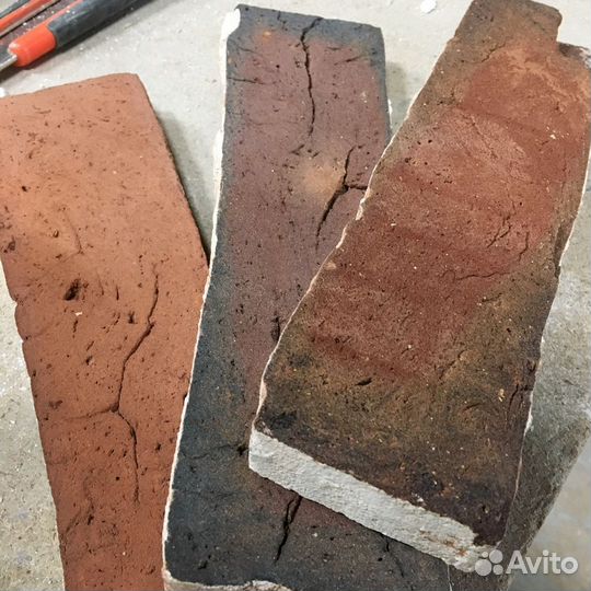 Керамическая плитка напольная из старого кирпича