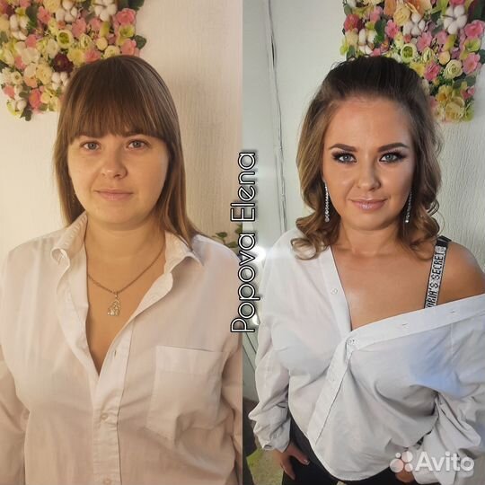 Макияж, причёски, брови