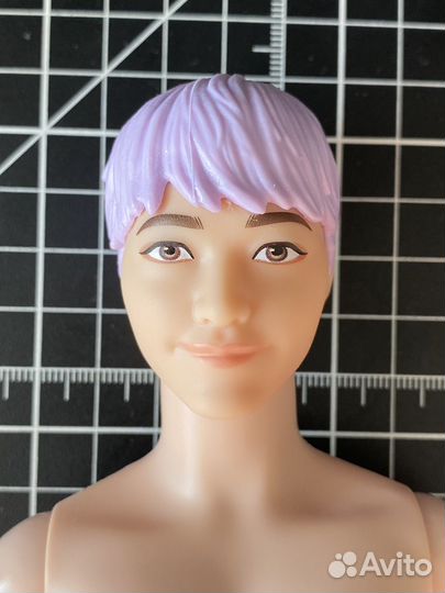 Голова Ken fashionistas #154 на теле пучка