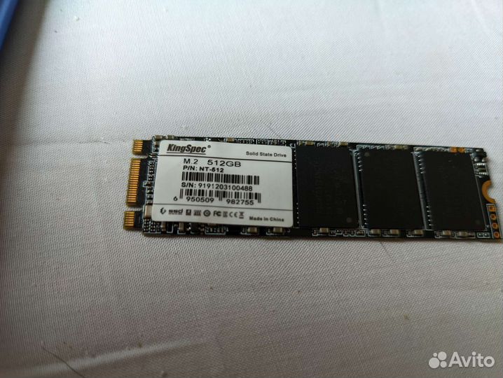 Kingspec 512gb SSD M.2 key B&M