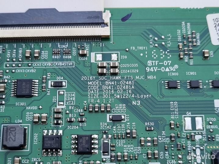 T-con BN41-02481A LSF400HN02-L Samsung UE40K6550au