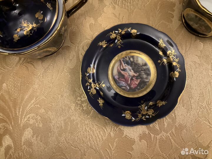 Шикарные чайный сервиз Madonna Кобальт