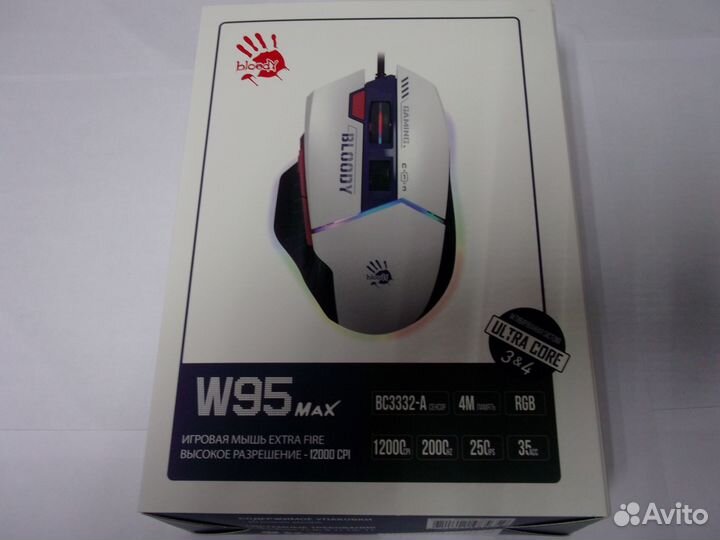 Мышь A4tech Bloody W95 Max Sports