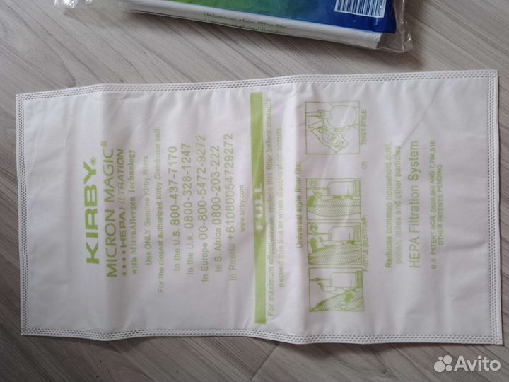 Мешки для пылесоса кирби