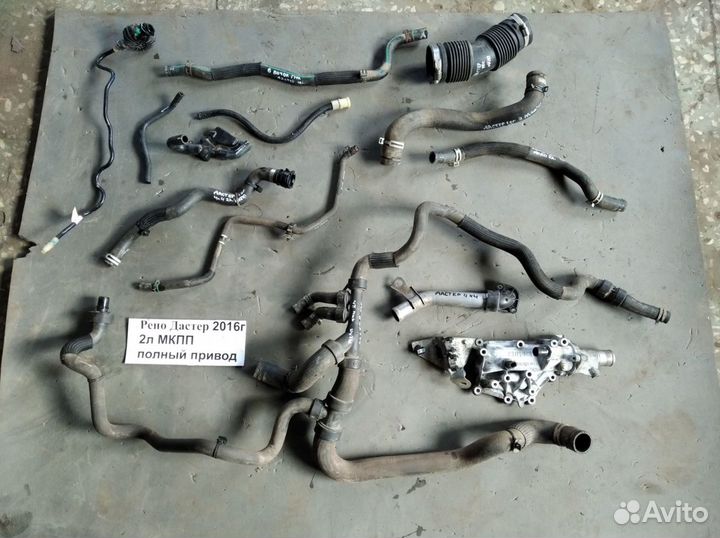 Renault Duster 16г Шланги системы охлаждения