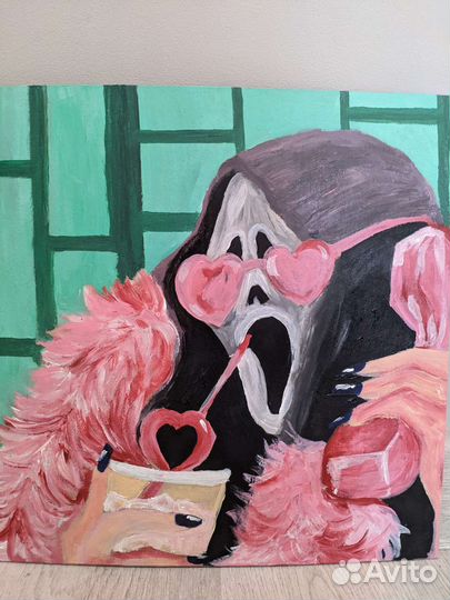 Картина крик акрил