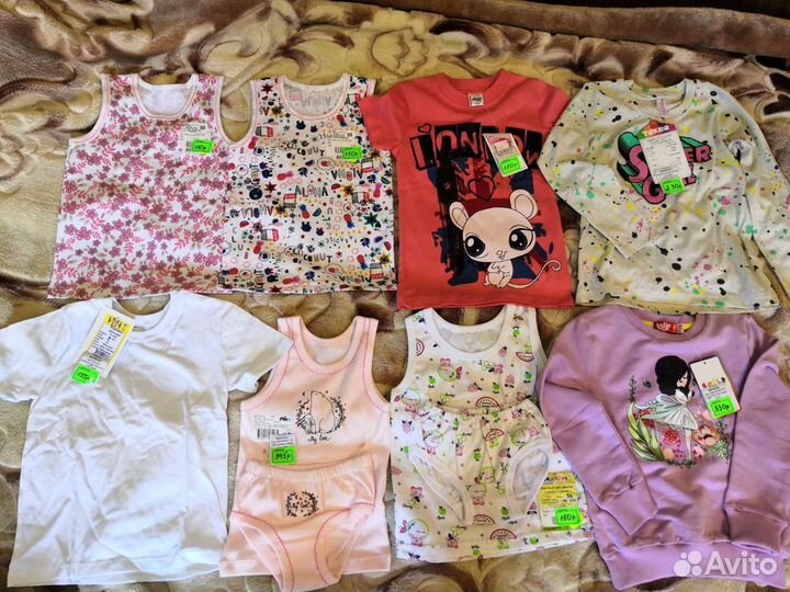 Одежда на девочку 4-5 лет новые