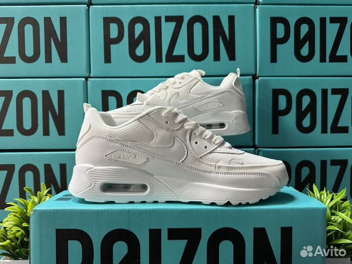 Кроссовки Nike Air Max 90 all white vx