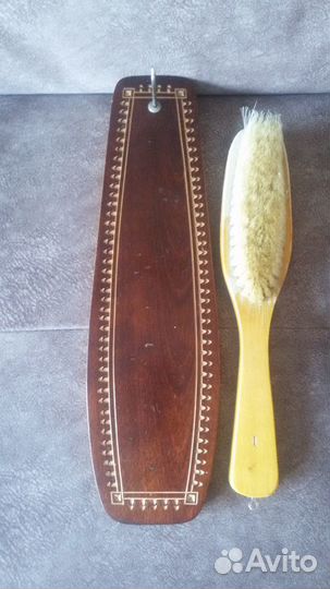 Щетка для одежды с декор резьбой СССР