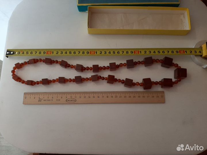 Янтарные бусы СССР