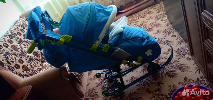 Санки коляска ника