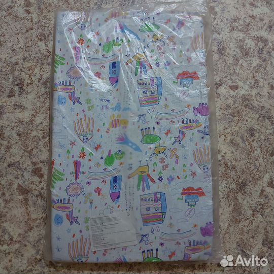 Новый Матрасик с наволочкой в кроватку 4369