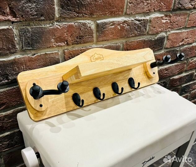 Настенный Двойной Держатель для Гитар