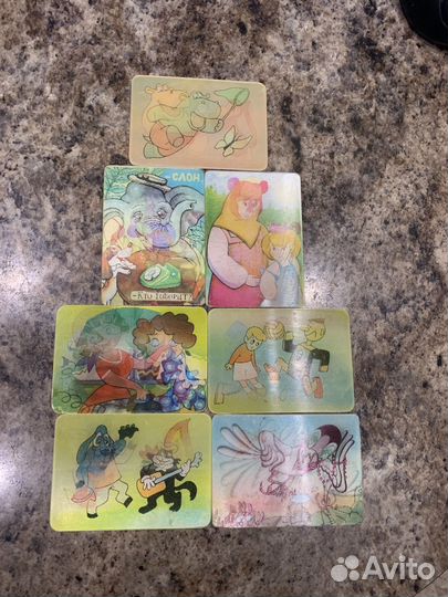 Переливные Редкие календарики СССР