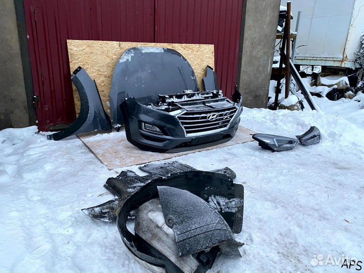 Ноускат передняя часть Hyundai Tucson 3 TL рест