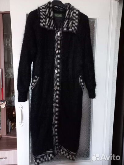 Кардиган женский с ангорки размер 48 - 50 в пол