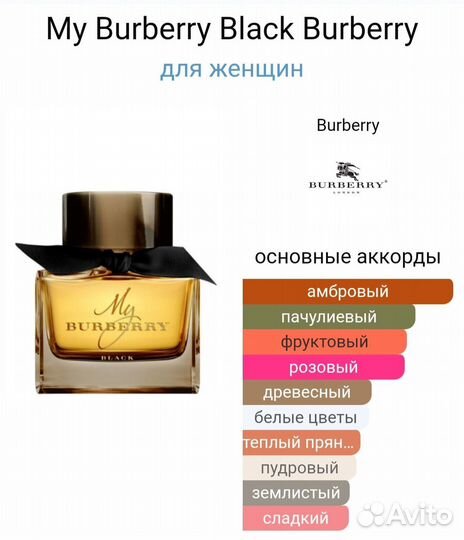 Парфюм Духи женские My Burberry Black 90мл lux