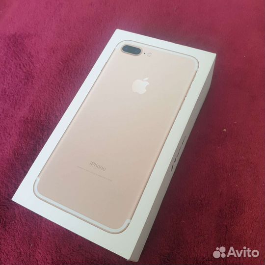 Коробка от iPhone 7 plus gold 128