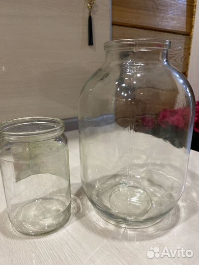 Банки стеклянные 3 и 0,7 л