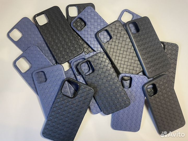 Плетеные чехлы на iPhone 11/12/13/Pro/Max