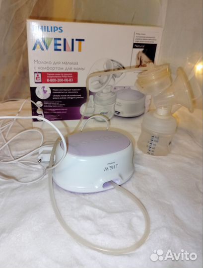 Молокоотсос avent электрический