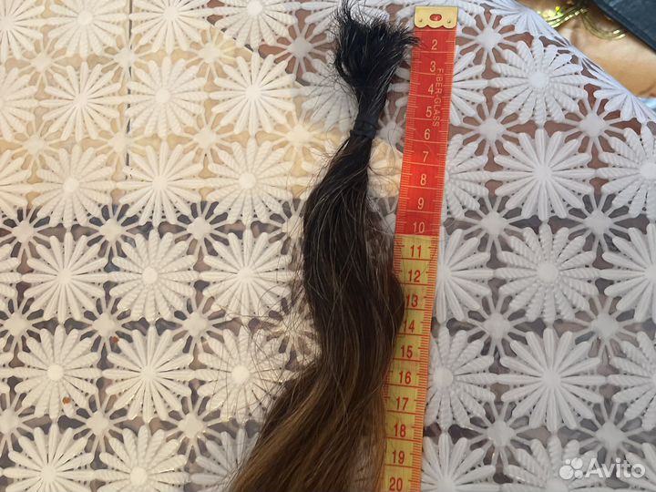 Волосы натуральные срез