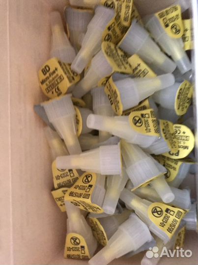 Иглы BD Micro-Fine Plus 0,30 мм х 8 мм, 100 штук