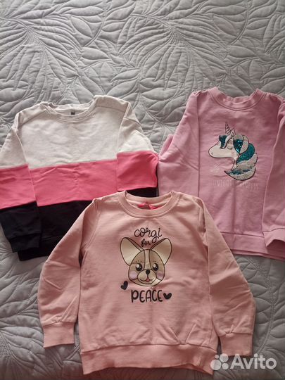 Детские вещи пакетом на девочку 116 122