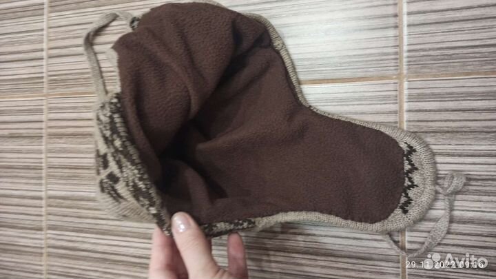 Зимняя шапка из натуральной верблюжьей шерсти